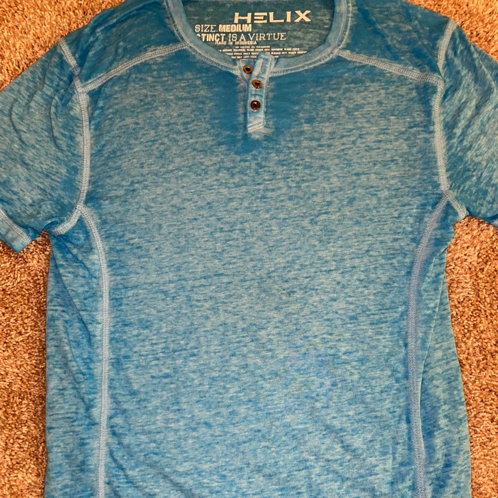Helix , Mens Medium, Blue , Soft cotton